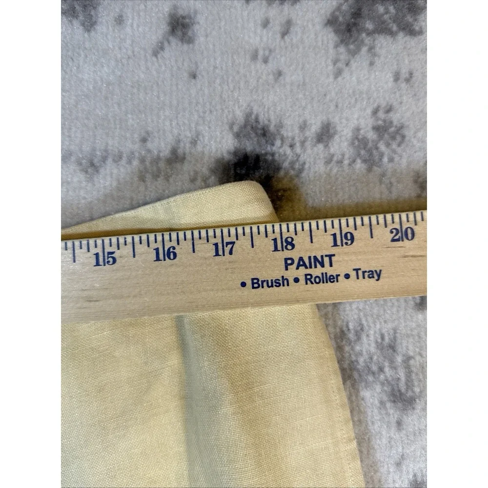 Ralph Ralph Lauren Pants Mens Size 36x25.5 Linen Woven Pale‎ Yellow Comfort